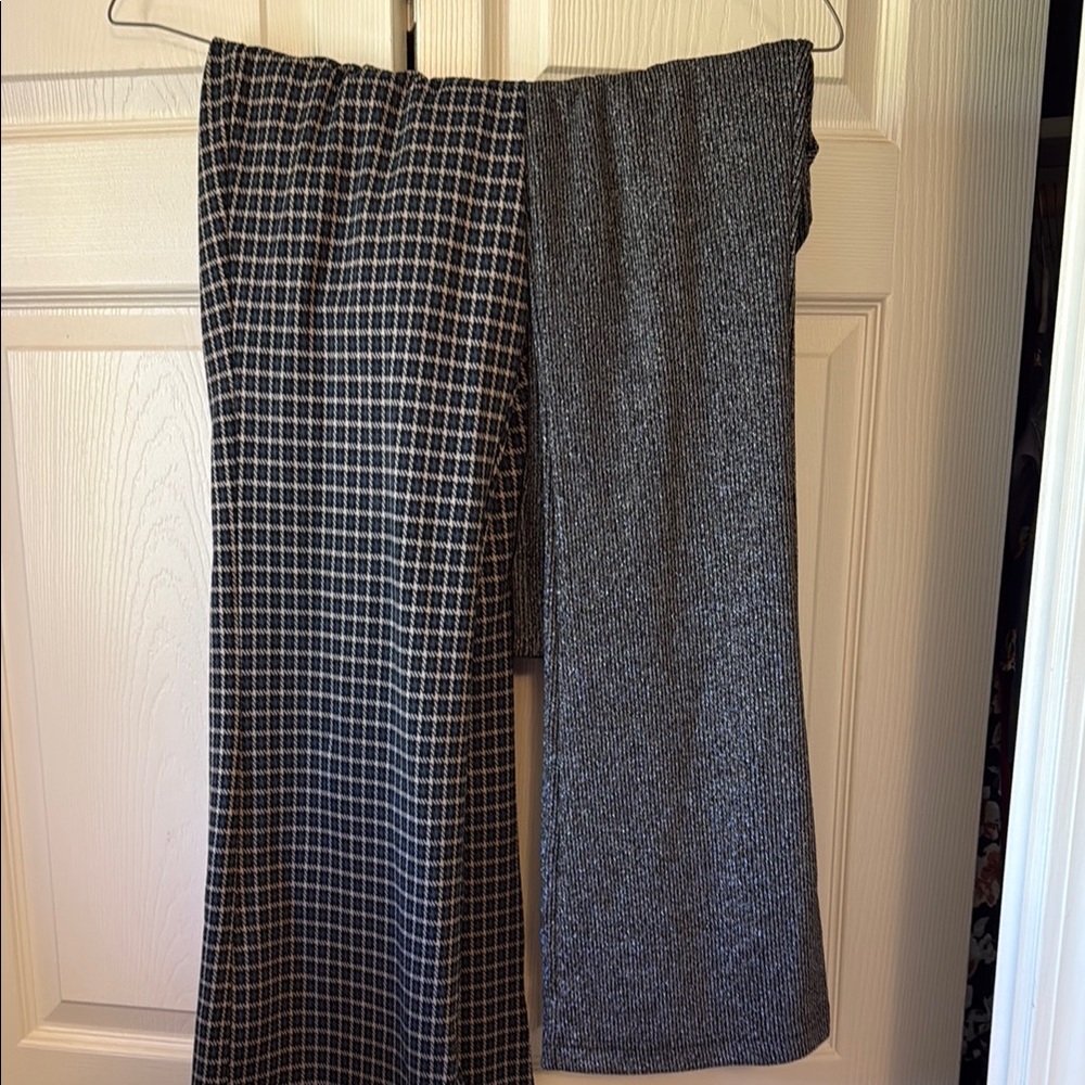 Black and White Patterned Pants